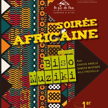 SOIRÉE AFRICAINE LE 1er OCTOBRE 2022